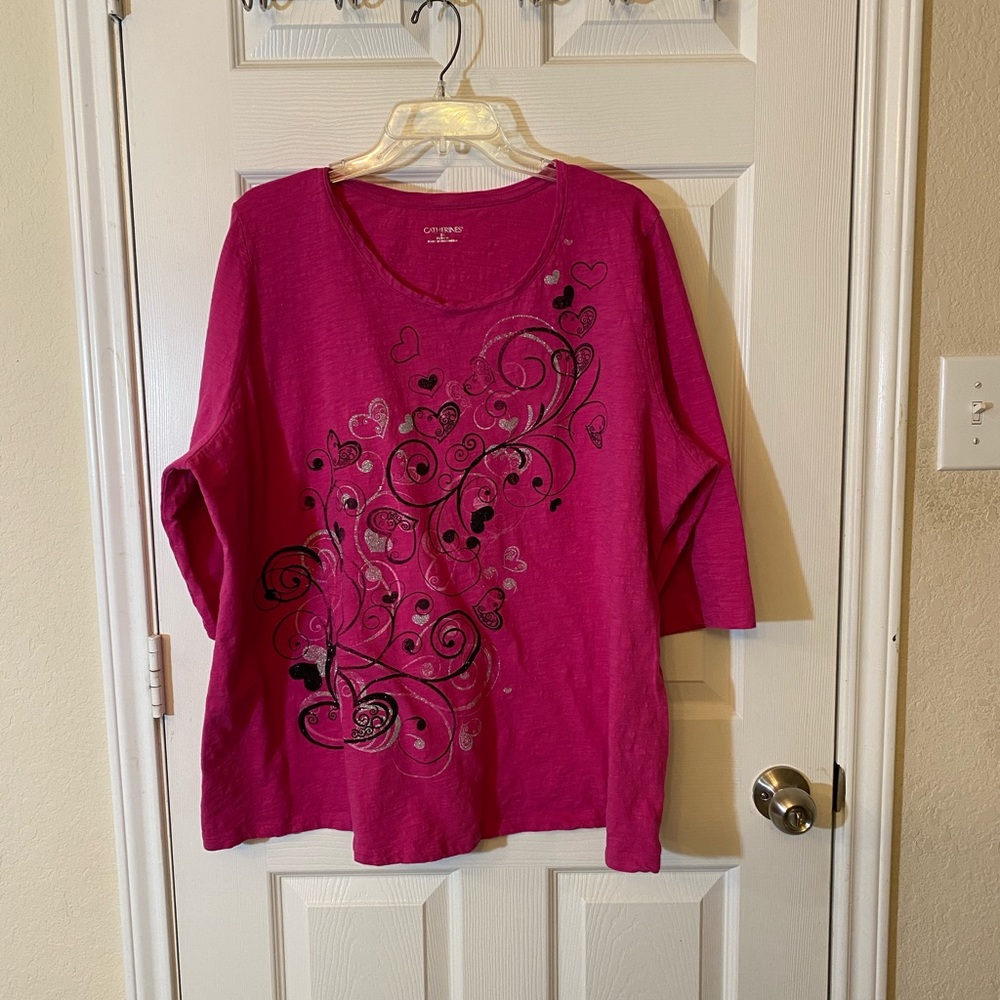 CATHERINES Hot Pink Shirt